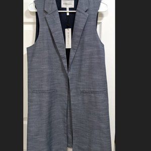 BCBGeneration Women's Sleeveless Vest Size L Gray